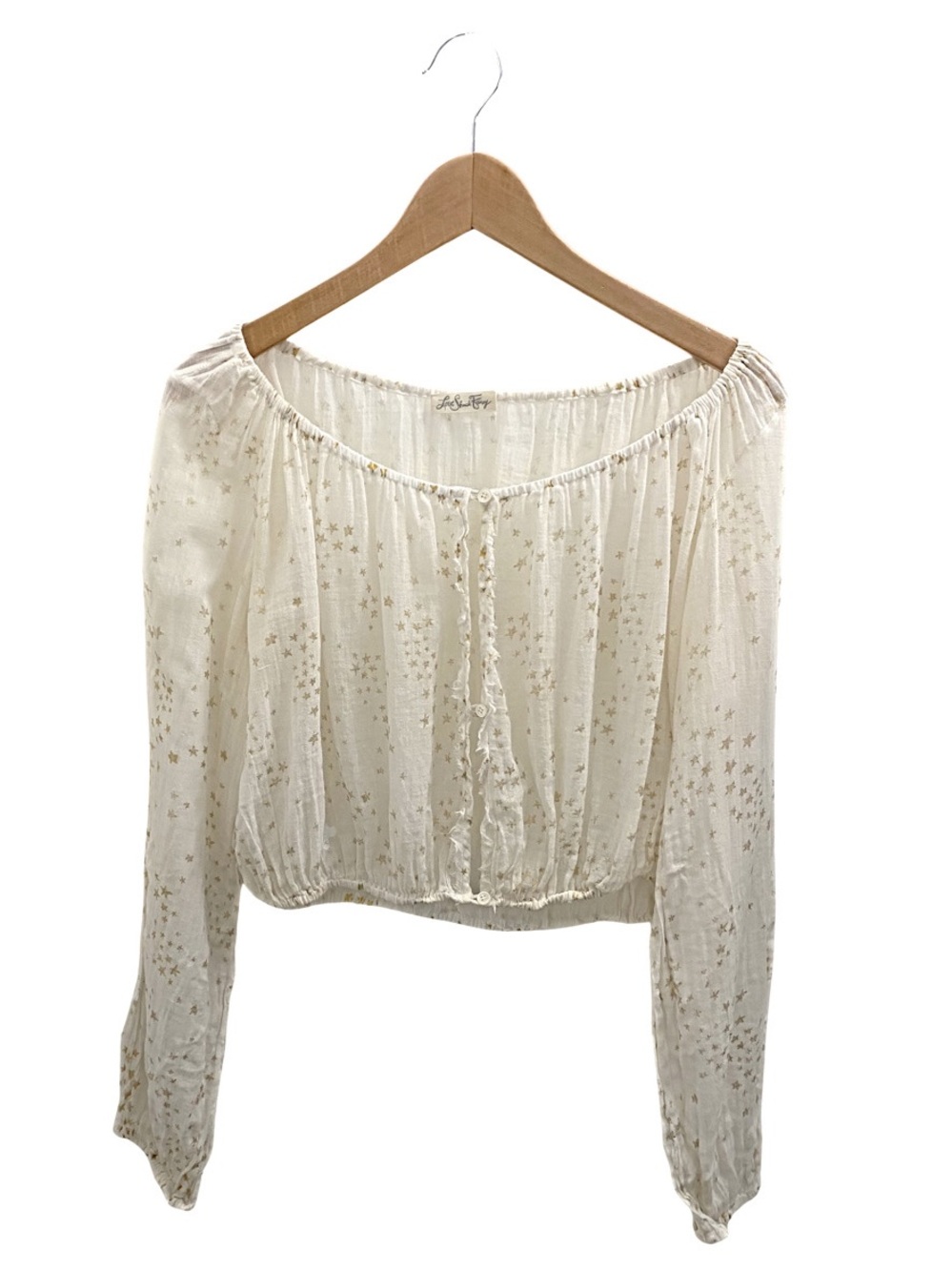 LoveShackFancy Star Foil Top Size Small